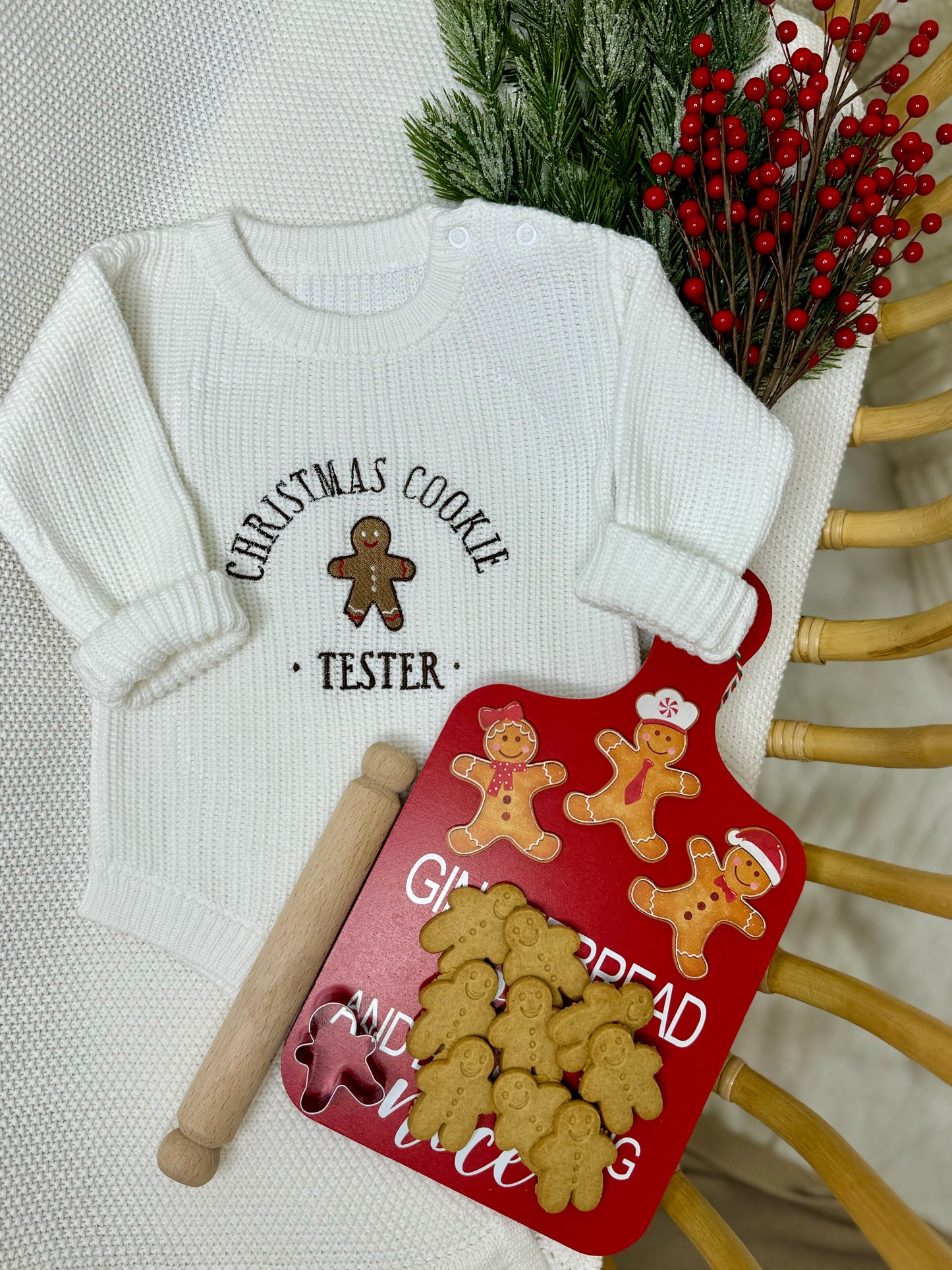 Christmas Cookie Tester Romper