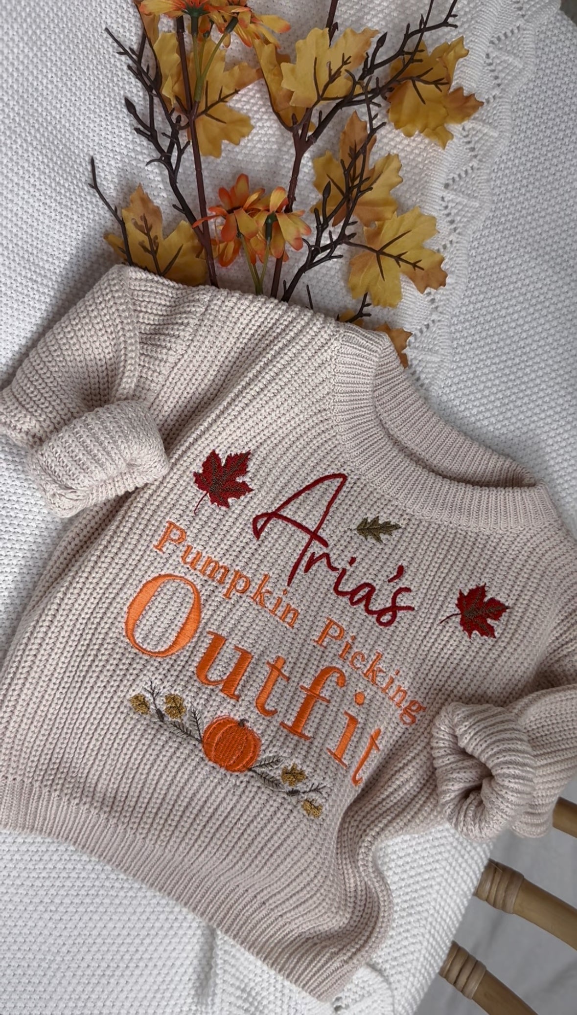 Personalised Pumpkin Picking Outfit