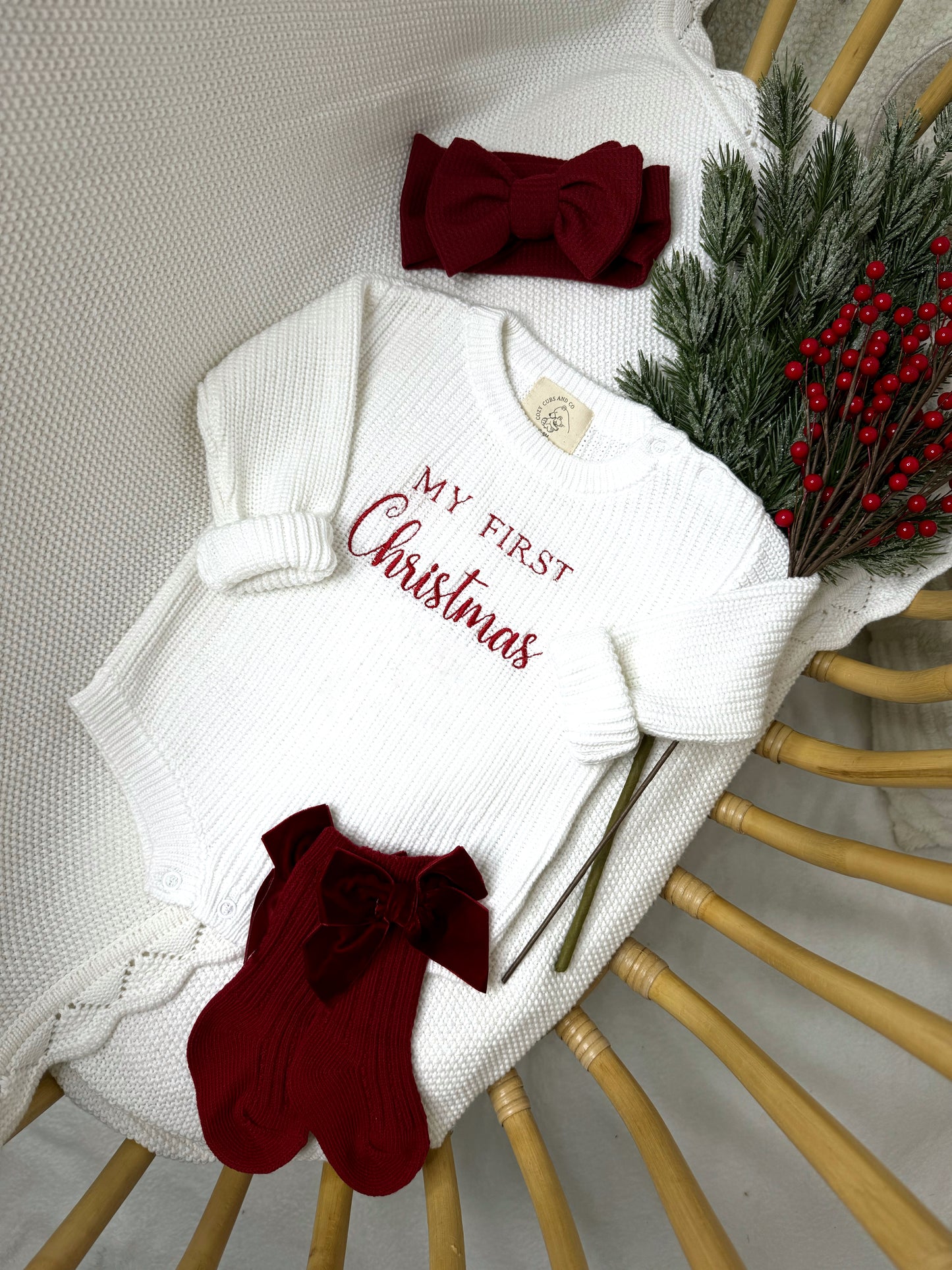 My First Christmas Romper