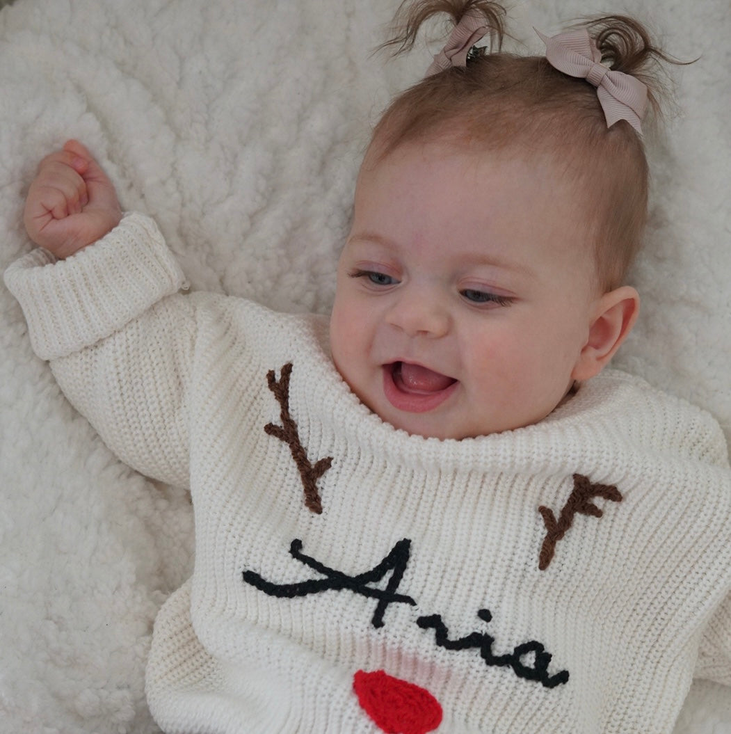 Personalised Rudolf Knit Jumper