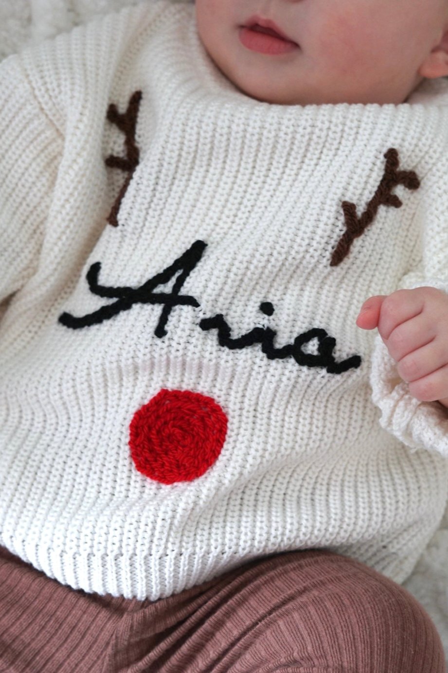 Personalised Rudolf Knit Jumper