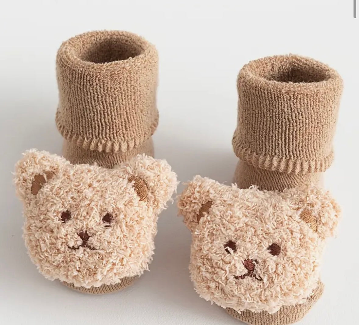 Boucle Teddy Slipper Socks